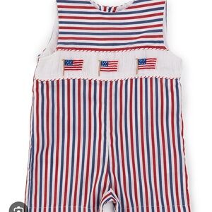 Edgehill Collection Red and White Jumpsuit for Patriotic Celebrations